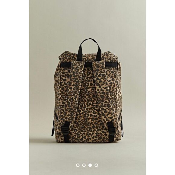 New Urban Outfitters UO Leopard Print Backpack - Picture 4 of 9